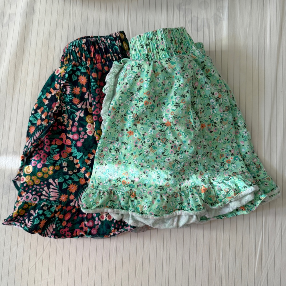 👗 EEUC SKORTS GIRLS XS 5 FLORAL x2
Worn only once or twice